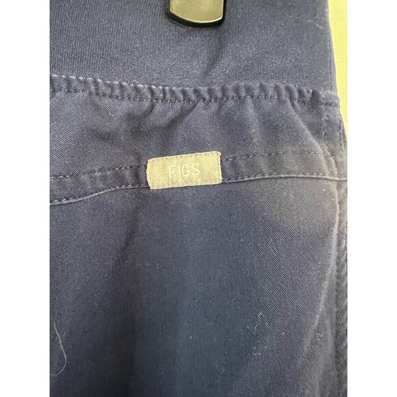 Figs Women's Blue Straight Leg Scrub Pants Size Small - Picture 3 of 5